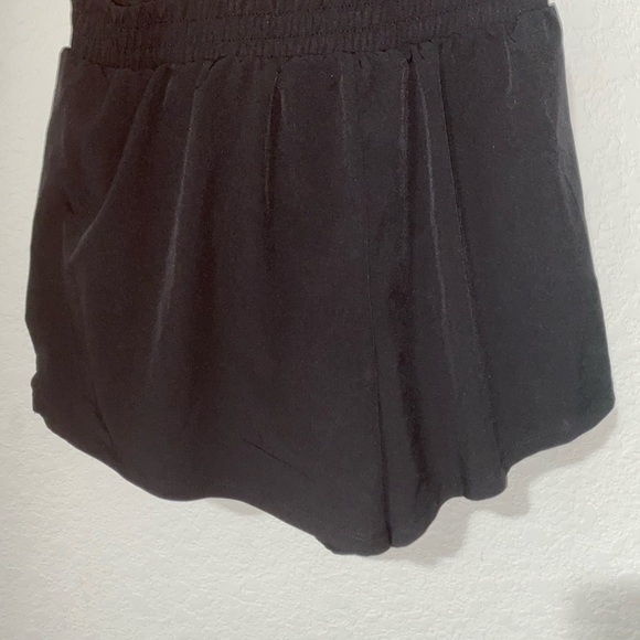 Victoria’s Secret Pink Ultimate Runsie Black Corset Style Athleisure Romper Sz L - Picture 8 of 12